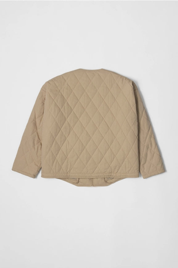 The Greta Jacket | Oversized Quilted Jacket with Drawstrings TAN-Jacket-MOD REF-S-TAN-Urbanheer