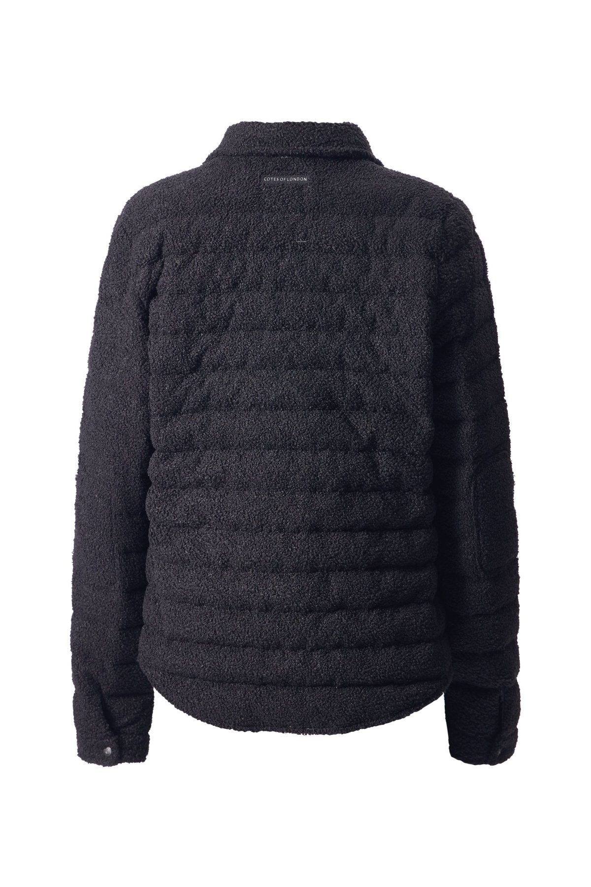 The Harrow Bouclé | Down Shirt | Midnight Black