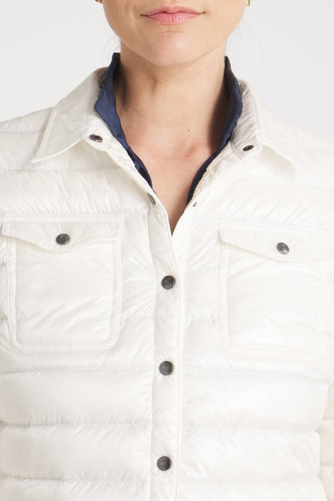 The Harrow Royale | Down Shirt | Ivory