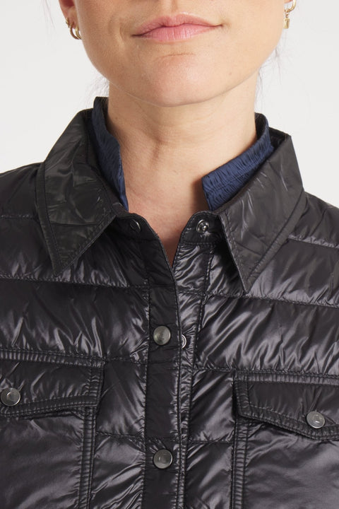 The Harrow Royale | Down Shirt | Midnight Black