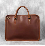 The Hemming Leather Laptop Bag | Vintage Leather Briefcase-Briefcases-Steel Horse Leather-Leather-Urbanheer