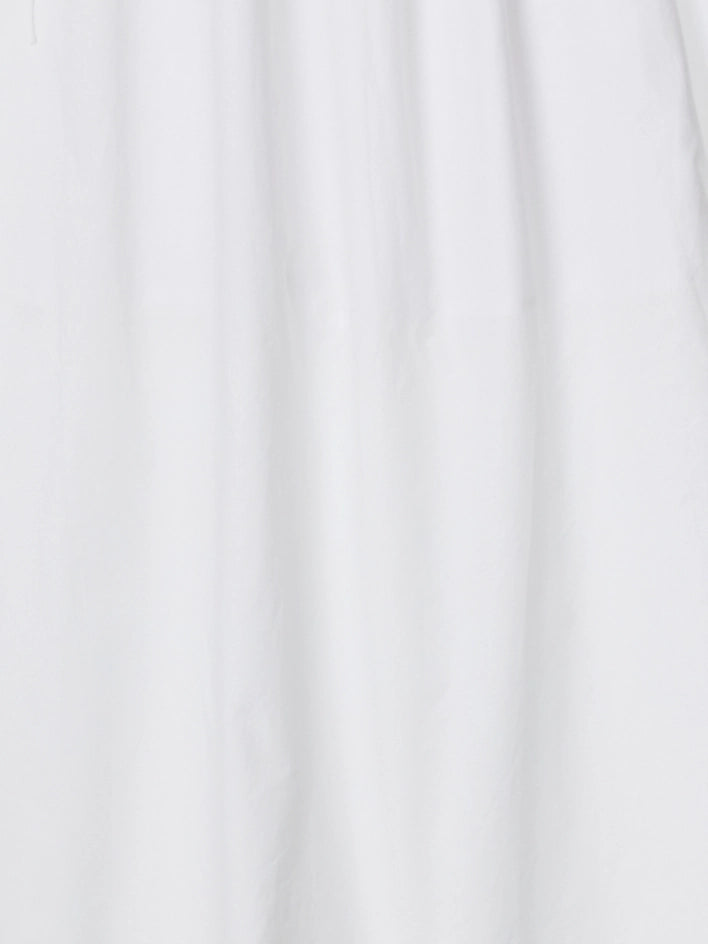 The Isadora Dress | Poplin Midi Dress with Shoulder Ties WHITE-Dress-All Row-S-CHARCOAL-Urbanheer