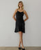 The Jolie Dress | Faux Wrap Mini Dress BLACK-Dress-All Row-S-BLACK-Urbanheer