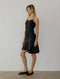 The Jolie Dress | Faux Wrap Mini Dress BLACK-Dress-All Row-S-BLACK-Urbanheer