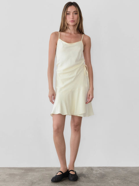 The Jolie Dress | Faux Wrap Mini Dress BUTTER-Dress-All Row-S-BUTTER-Urbanheer