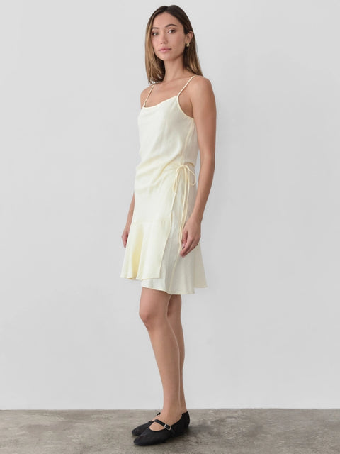 The Jolie Dress | Faux Wrap Mini Dress BUTTER-Dress-All Row-S-BUTTER-Urbanheer