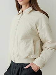 The Kade Jacket | Western Cut Bomber Jacket CREAM-Jacket-MOD REF-S-CREAM-Urbanheer