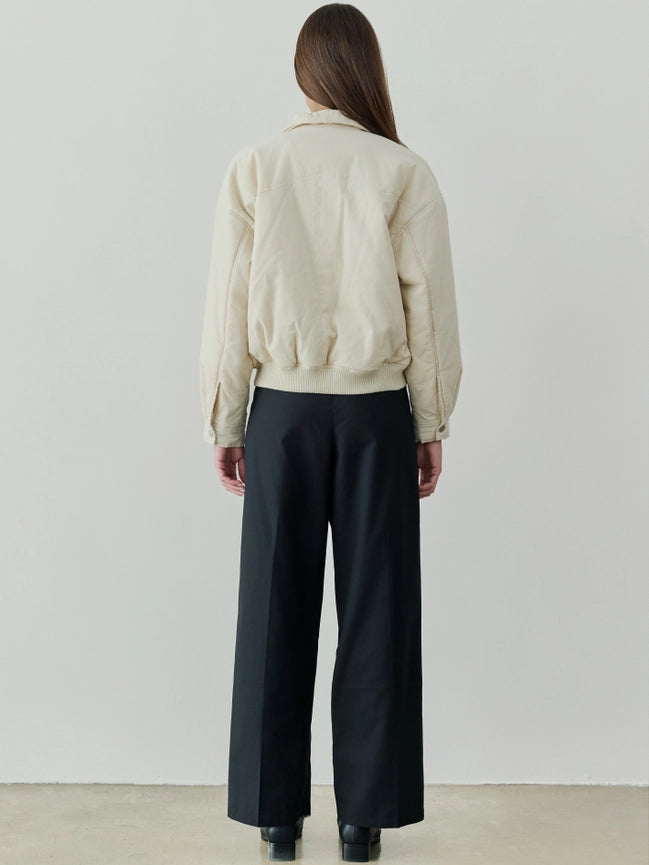 The Kade Jacket | Western Cut Bomber Jacket CREAM-Jacket-MOD REF-S-CREAM-Urbanheer