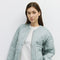 The Kara Jacket | Quilted Zip Jacket Blue-Jacket-MOD REF-S-Blue-Urbanheer