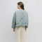 The Kara Jacket | Quilted Zip Jacket Blue-Jacket-MOD REF-S-Blue-Urbanheer