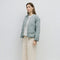 The Kara Jacket | Quilted Zip Jacket Blue-Jacket-MOD REF-S-Blue-Urbanheer
