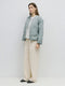 The Kara Jacket | Quilted Zip Jacket Blue-Jacket-MOD REF-S-Blue-Urbanheer