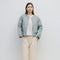 The Kara Jacket | Quilted Zip Jacket Blue-Jacket-MOD REF-S-Blue-Urbanheer