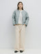 The Kara Jacket | Quilted Zip Jacket Blue-Jacket-MOD REF-S-Blue-Urbanheer