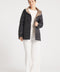 The Knightsbridge | Lightweight 2 in 1 Reversible Down Coat | Matte Black / Metallic Gold