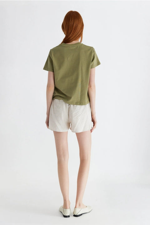 The Lanie Top | Everyday Cotton T-Shirt SAGE-T-Shirt-MOD REF-S-SAGE-Urbanheer