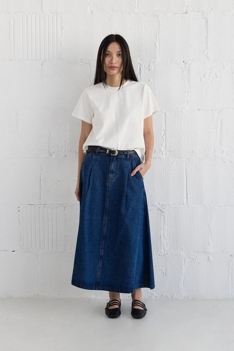 The Lanie Top | Everyday Cotton T-Shirt WHITE-T-Shirt-MOD REF-S-WHITE-Urbanheer