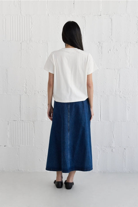 The Lanie Top | Everyday Cotton T-Shirt WHITE-T-Shirt-MOD REF-S-WHITE-Urbanheer