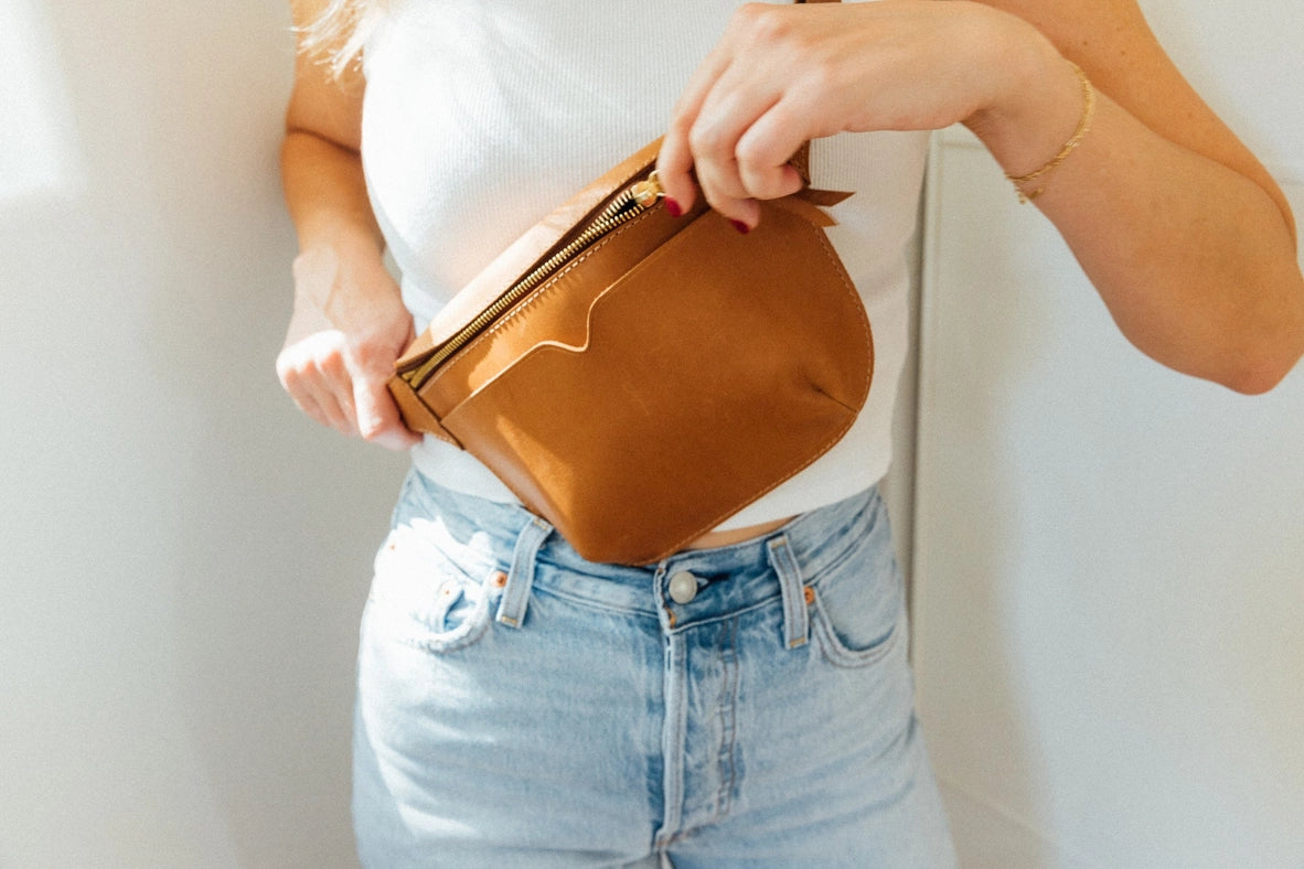 The Leather Sling Bag-Sling Bag-WP Standard-Tan-Urbanheer