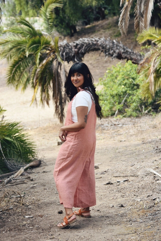 The Linen Overall // Gigi-Overall-Beachwood-One size fits most.-Urbanheer