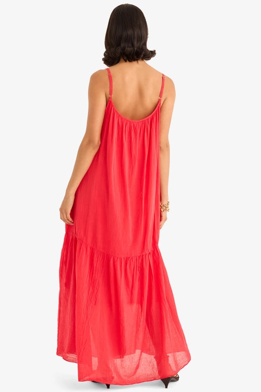 The Lyla Dress in Red-Dress-Marché-OS-Urbanheer