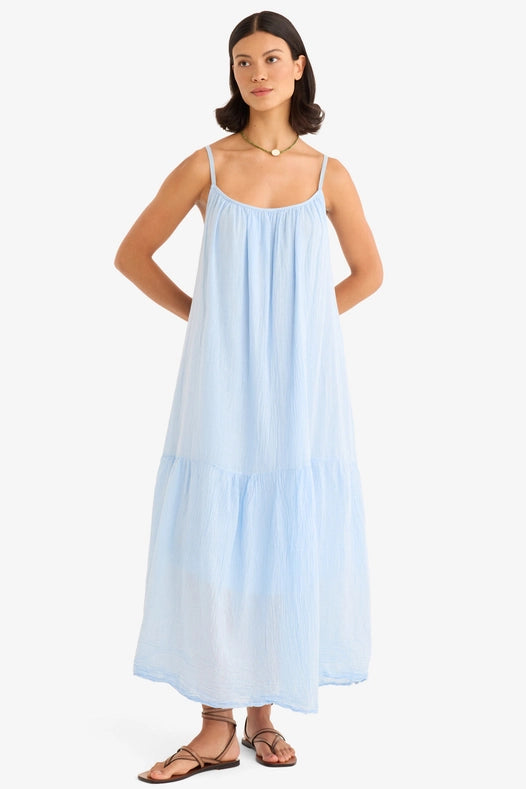 The Lyla Dress in Sky-Dress-Marché-OS-Urbanheer