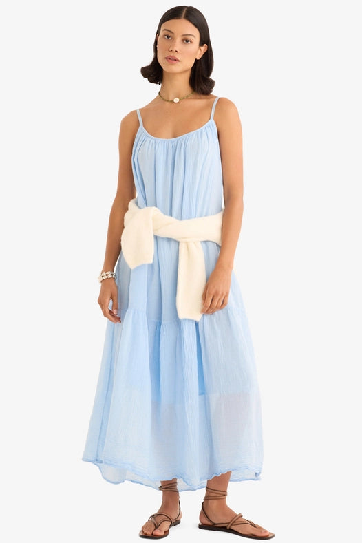 The Lyla Dress in Sky-Dress-Marché-OS-Urbanheer