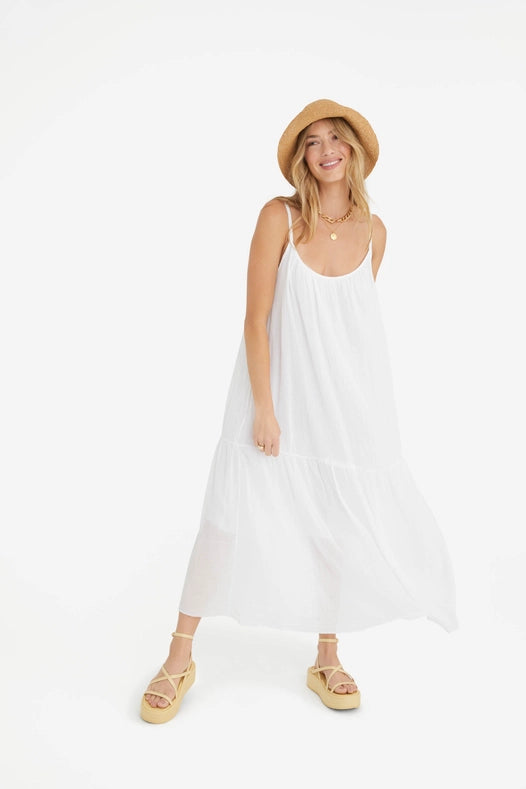 The Lyla Dress in White-Dress-Marché-OS-Urbanheer