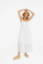 The Lyla Dress in White-Dress-Marché-OS-Urbanheer