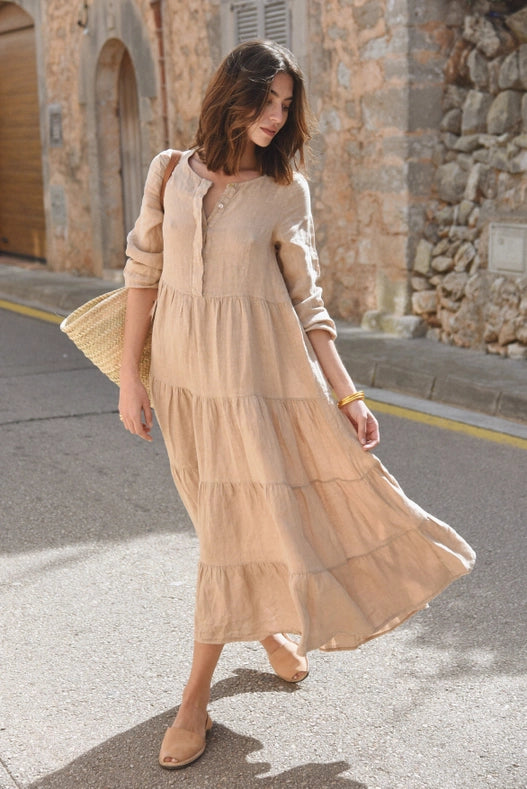 The Mara Dress // Rye-Dress-Beachwood Baby-Bust 38" Length: 49"-Urbanheer