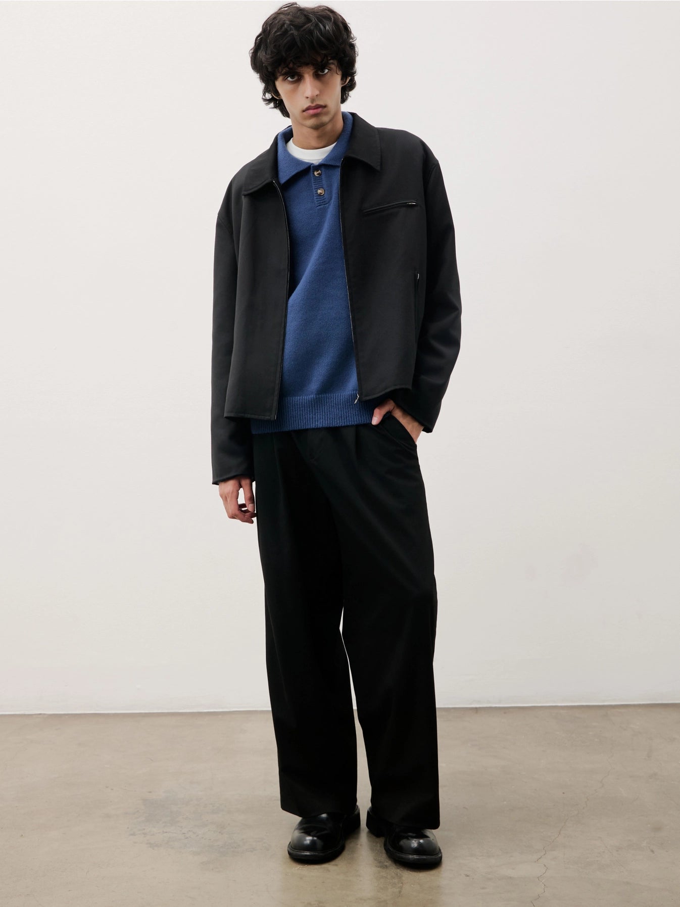 The Marcus Jacket | Collared Zip-Up Jacket