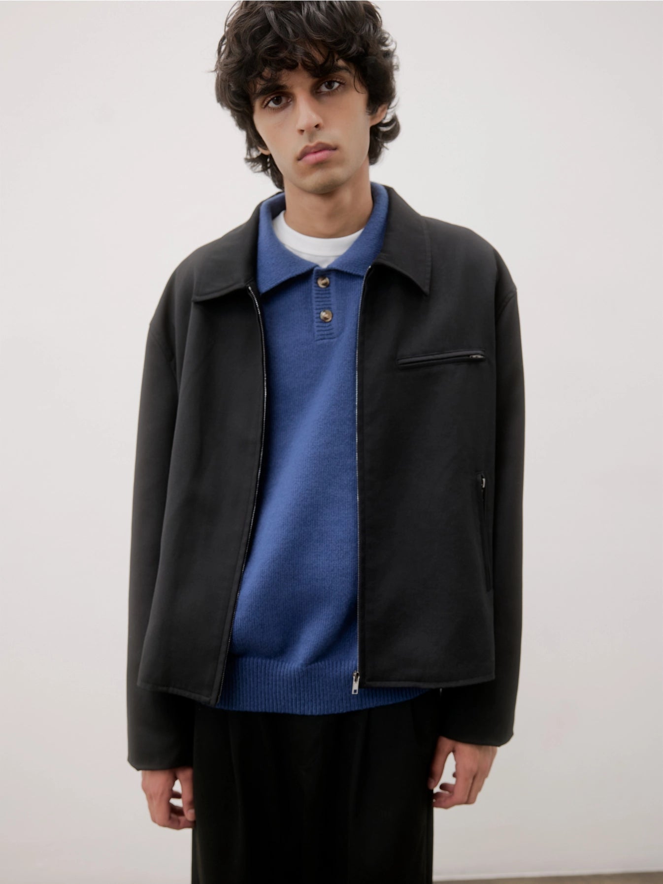 The Marcus Jacket | Collared Zip-Up Jacket