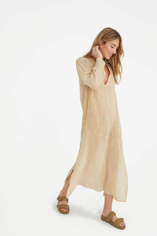 The Maxine Dress In Camello-Dress-Marché-OS-Urbanheer