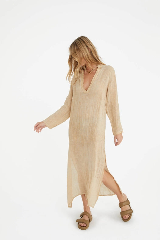 The Maxine Dress In Camello-Dress-Marché-OS-Urbanheer