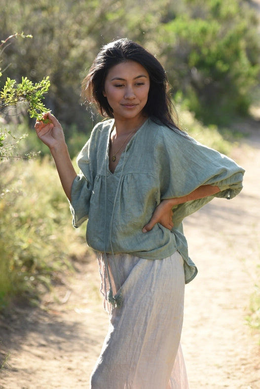 The Meadow Blouse // Eucalyptus-Blouse-Beachwood-Eucalyptus-Urbanheer