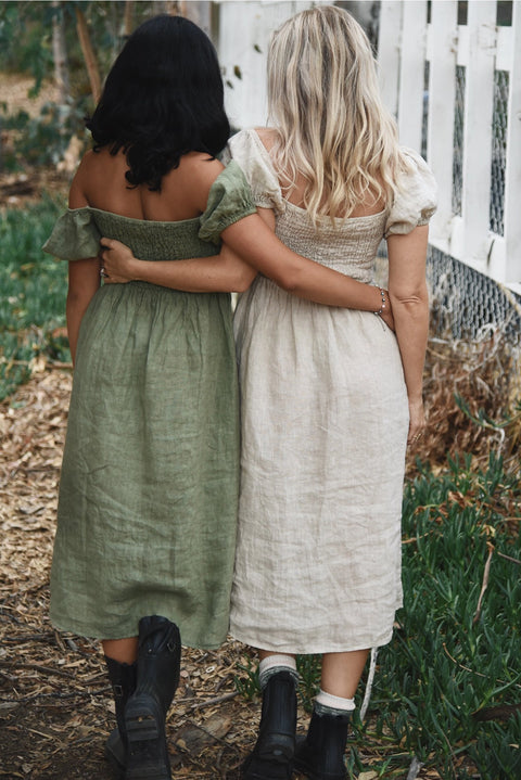 The Menorca Dress // Sage