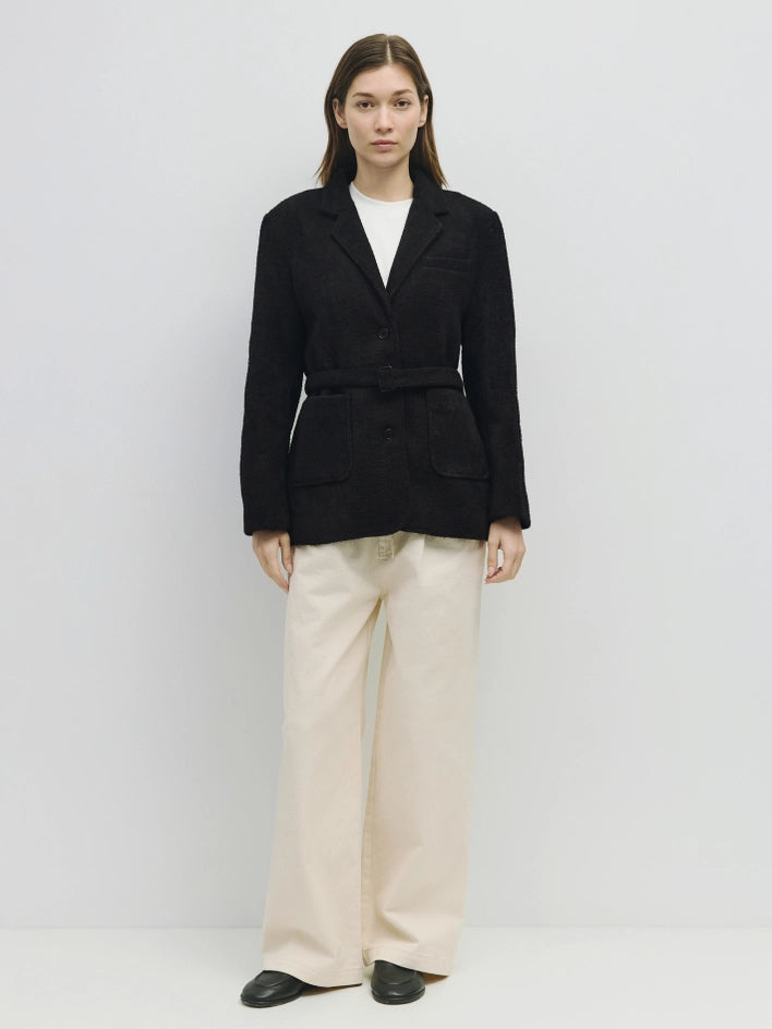 The Mercer Blazer | Belted Winter Blazer BLACK-Blazer-All Row-S-BLACK-Urbanheer