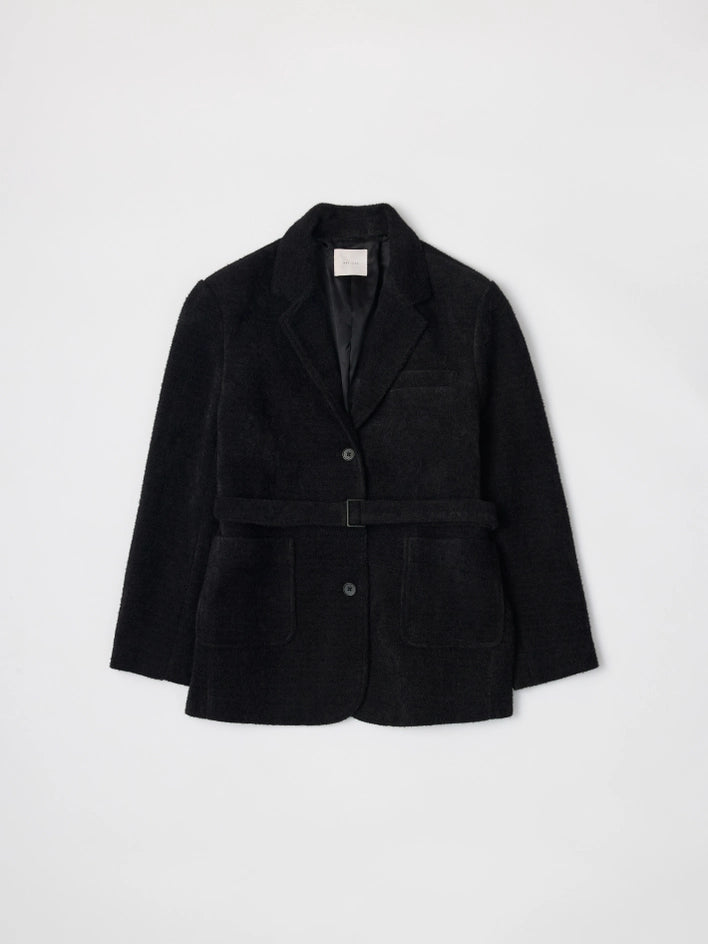 The Mercer Blazer | Belted Winter Blazer BLACK-Blazer-All Row-S-BLACK-Urbanheer