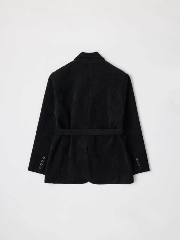 The Mercer Blazer | Belted Winter Blazer BLACK-Blazer-All Row-S-BLACK-Urbanheer