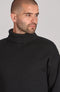 The Modern Submariner - Roll Neck Merino Wool Jumper Black-Jumper-Paul James Knitwear-XS-Black-Urbanheer