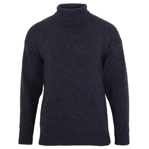The Modern Submariner - Roll Neck Merino Wool Jumper Charcoal-Jumper-Paul James Knitwear-XS-Charcoal-Urbanheer