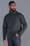 The Modern Submariner - Roll Neck Merino Wool Jumper Charcoal-Jumper-Paul James Knitwear-XS-Charcoal-Urbanheer