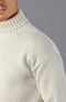 The Modern Submariner - Roll Neck Merino Wool Jumper Ecru-Jumper-Paul James Knitwear-XS-Ecru-Urbanheer
