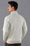 The Modern Submariner - Roll Neck Merino Wool Jumper Ecru-Jumper-Paul James Knitwear-XS-Ecru-Urbanheer