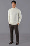 The Modern Submariner - Roll Neck Merino Wool Jumper Ecru-Jumper-Paul James Knitwear-XS-Ecru-Urbanheer