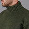 The Modern Submariner - Roll Neck Merino Wool Jumper Green-Jumper-Paul James Knitwear-XS-Green-Urbanheer