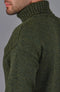 The Modern Submariner - Roll Neck Merino Wool Jumper Green-Jumper-Paul James Knitwear-XS-Green-Urbanheer