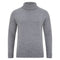The Modern Submariner - Roll Neck Merino Wool Jumper Light Grey-Jumper-Paul James Knitwear-S-Light Grey-Urbanheer