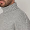 The Modern Submariner - Roll Neck Merino Wool Jumper Light Grey-Jumper-Paul James Knitwear-S-Light Grey-Urbanheer