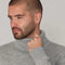 The Modern Submariner - Roll Neck Merino Wool Jumper Light Grey-Jumper-Paul James Knitwear-S-Light Grey-Urbanheer